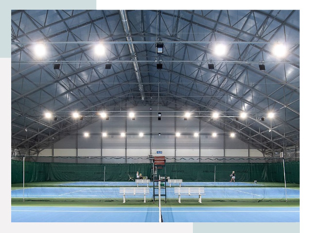 Строительство теннисных кортов в Нефтеюганск от 610 руб.