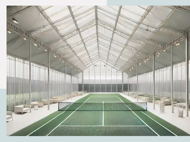 Строительство теннисных кортов в Нефтеюганске