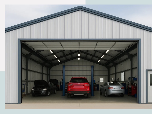 Ангары из сэндвич панелей от 610 руб. в Нефтеюганск