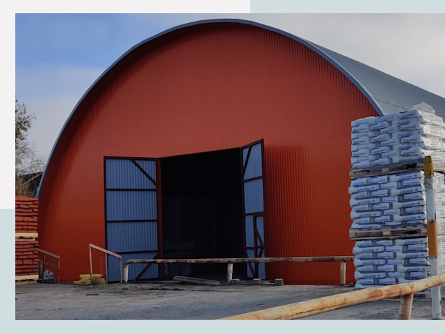 Полукруглые ангары по цене от 610 руб. в Нефтеюганск