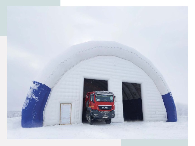 Мобильные ангары в Нефтеюганске