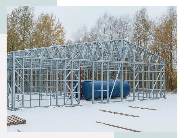 Металлические ангары в Нефтеюганске