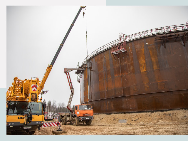 Монтаж резервуаров в Нефтеюганске от 610 руб. за м³