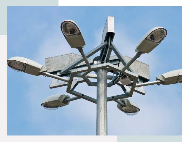 Монтаж осветительных мачт в Нефтеюганске