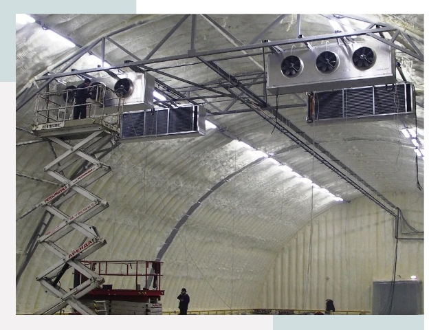 Оснащение ангаров в Нефтеюганске